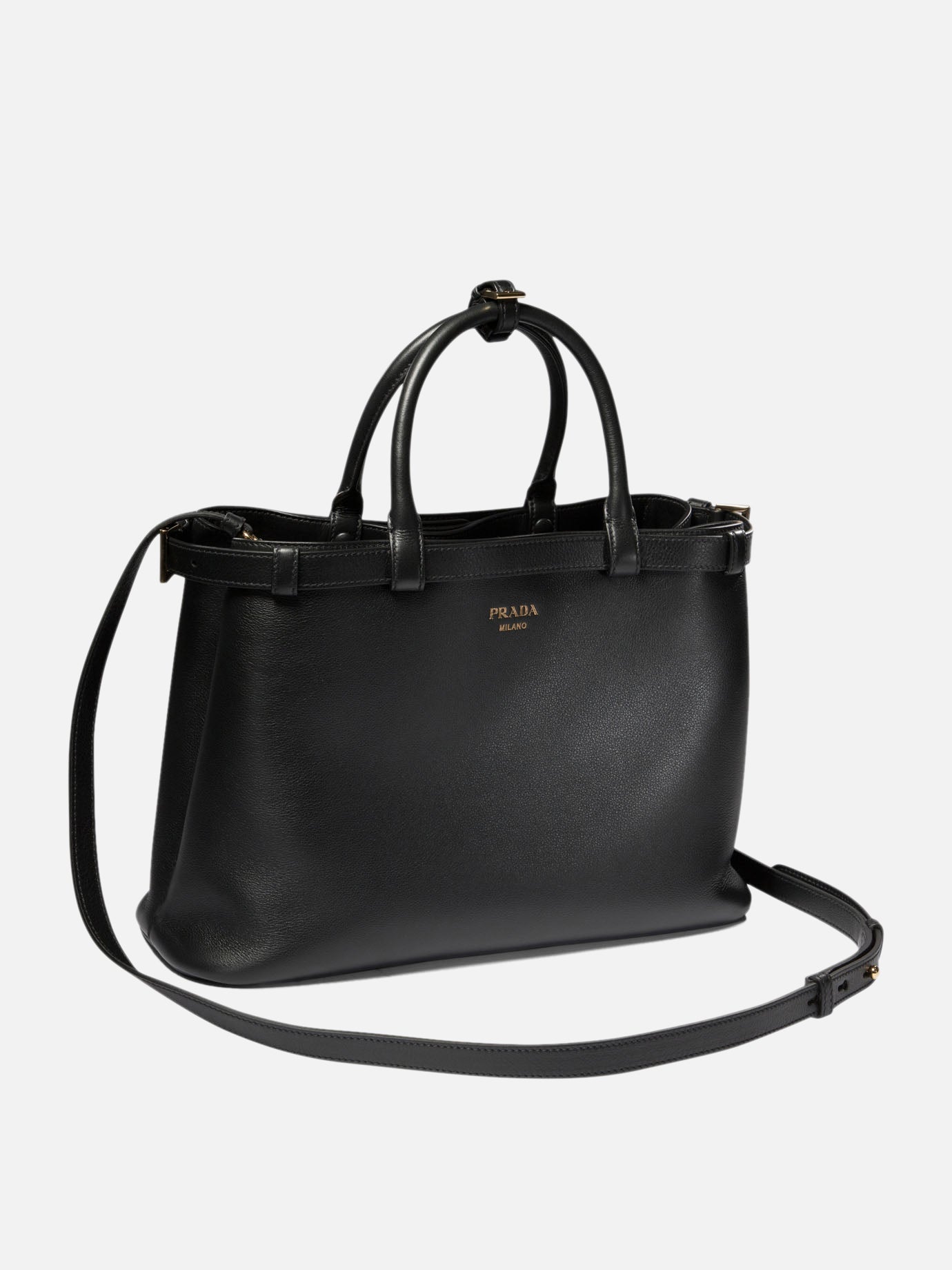 "Prada Buckle Medium" handbag