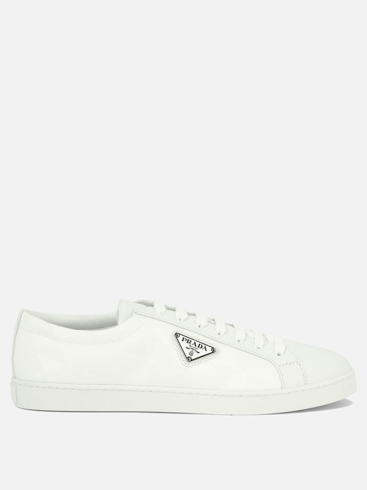 Sneakers in pelle e Re-Nylon