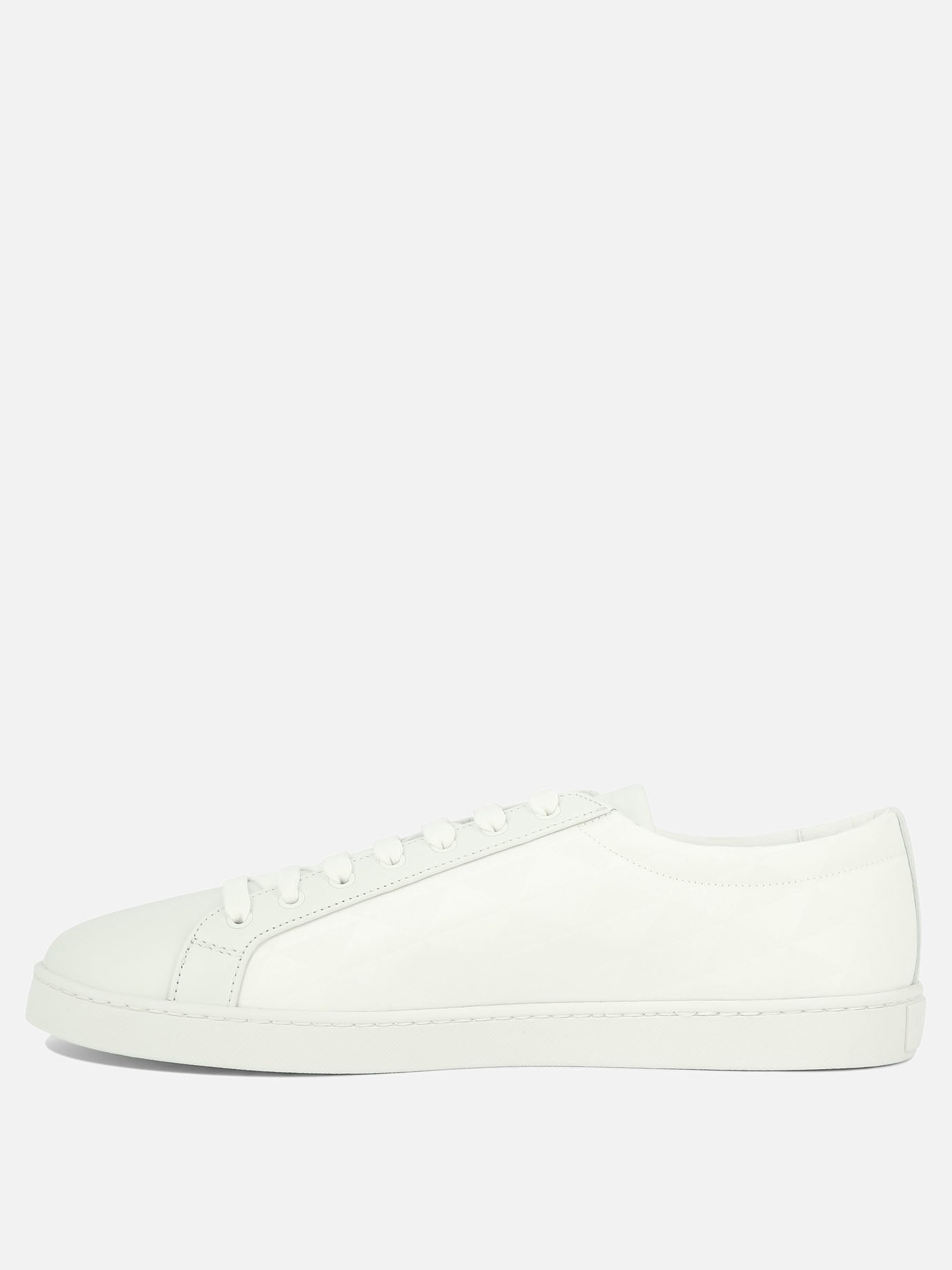 Leather and Re-Nylon sneakers