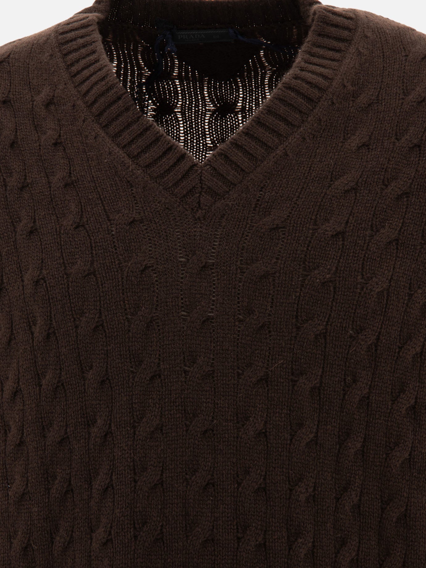 Maglione intrecciato