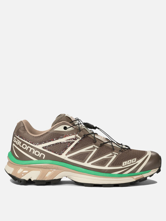Sneaker basse 80% polyamide 20% leather 100% rubber  Marrone - Salomon Uomo | VIETTI Online Store 

