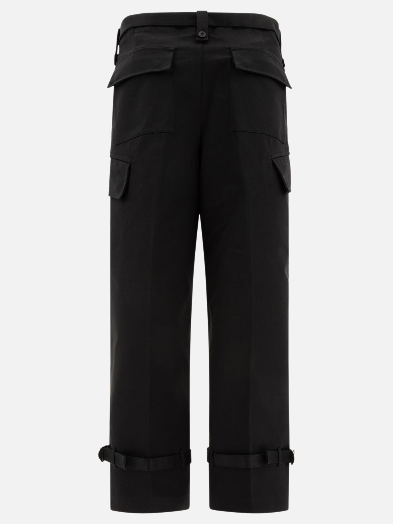 Sacai Belted trousers Black