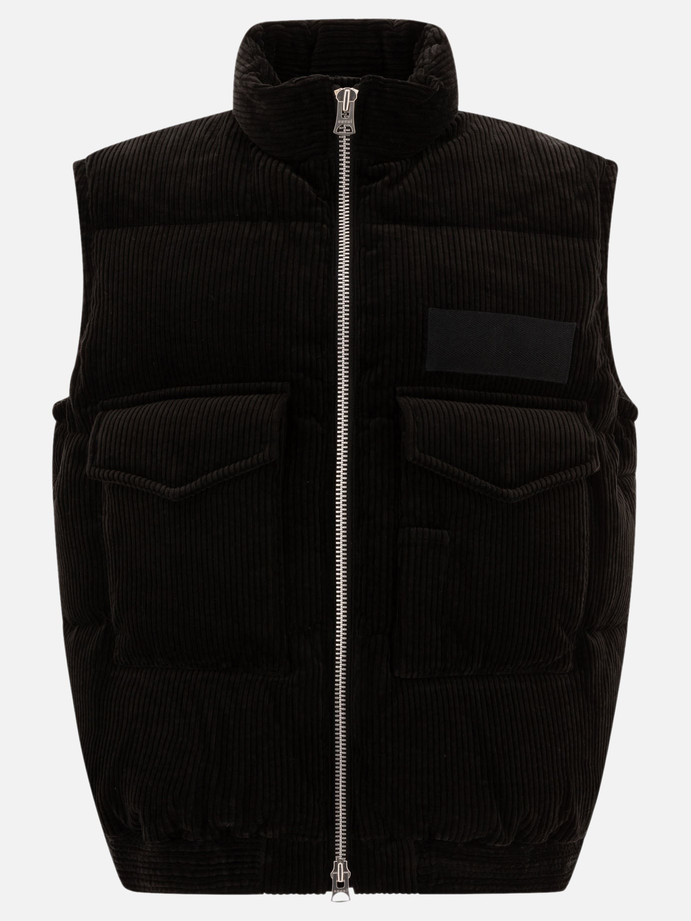 Vest jackets Solid colour  Black - Sacai Men | PDP | VIETTI Online Store | Zoom-Modal
