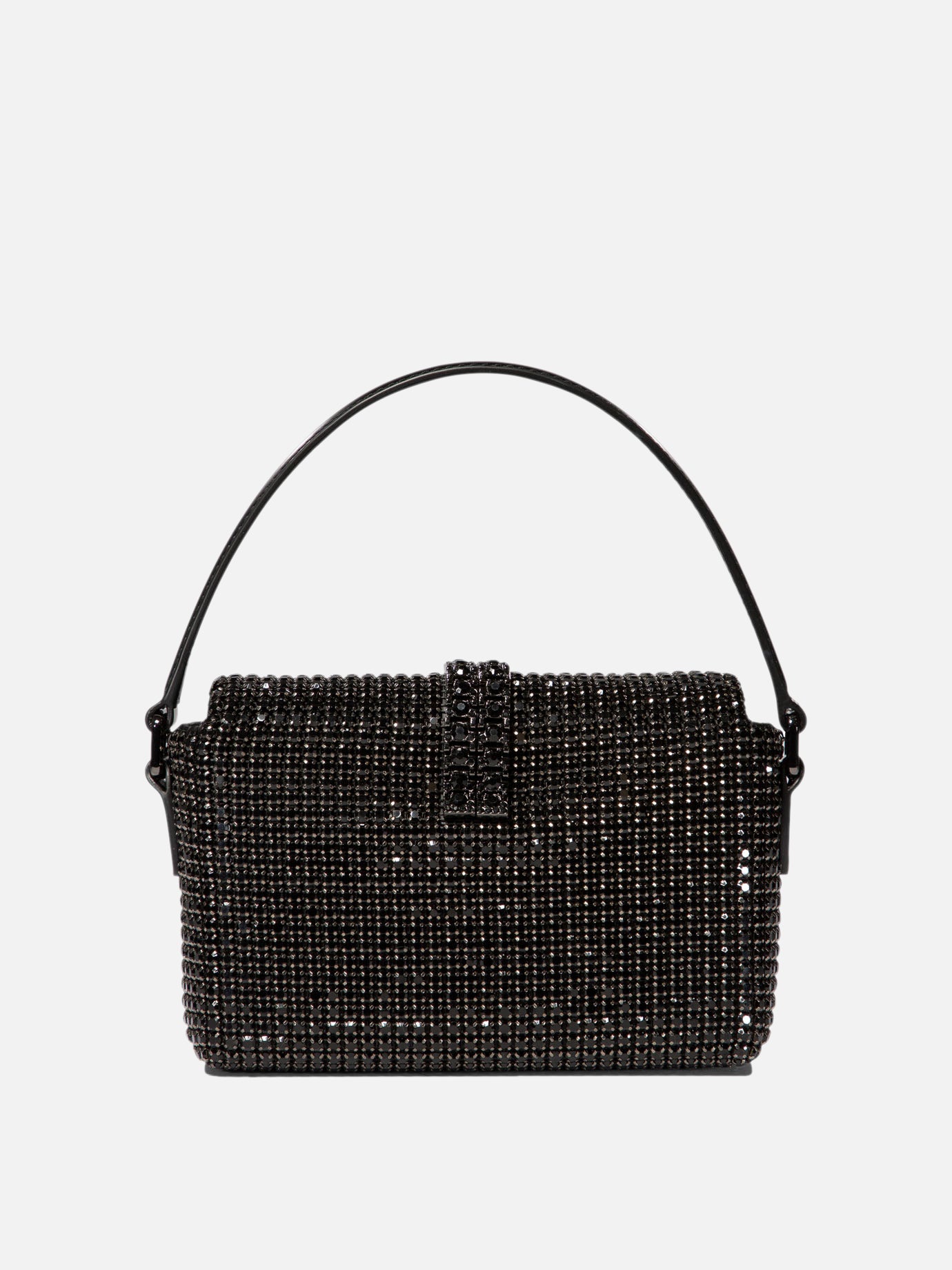 Borsa a spalla con strass