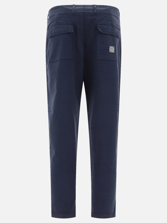 Stone Island "Compass" cargo trousers 18604227_32 Blue 2