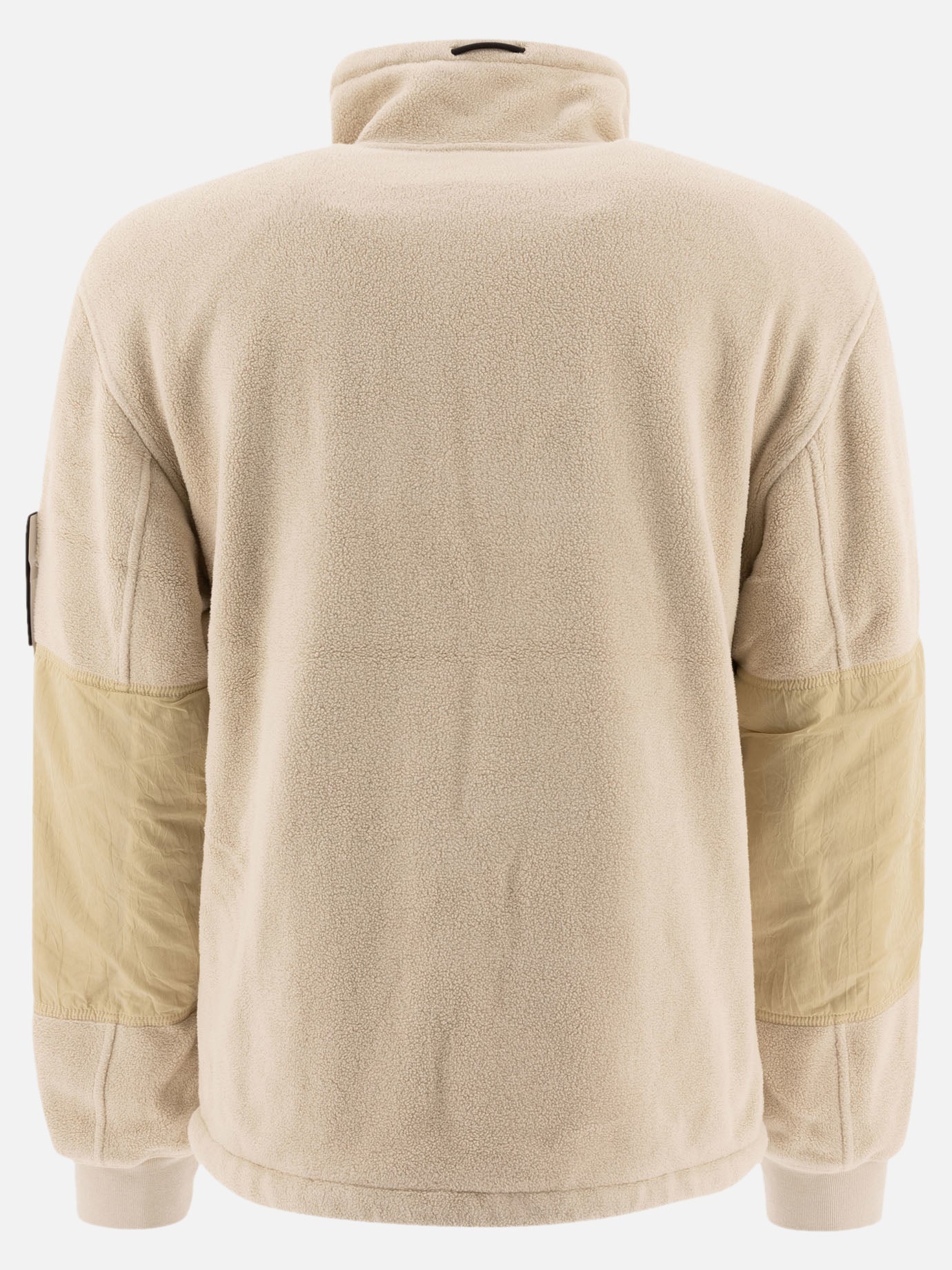 Stone Island "Compass" fleece jacket Beige