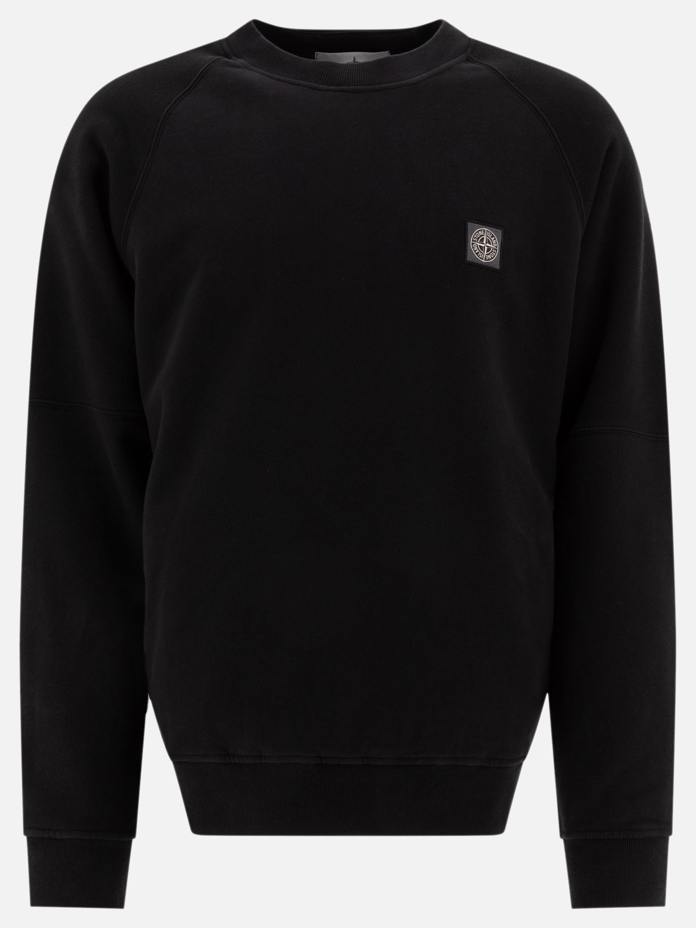 Stone Island "Compass" sweatshirt with patch Black