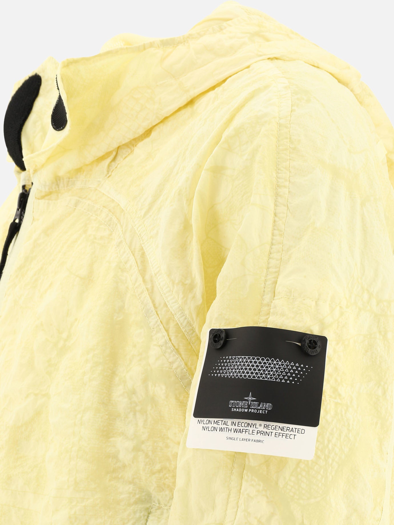 Stone Island Shadow Project "Nylon Metal Econyl" windbreaker Yellow