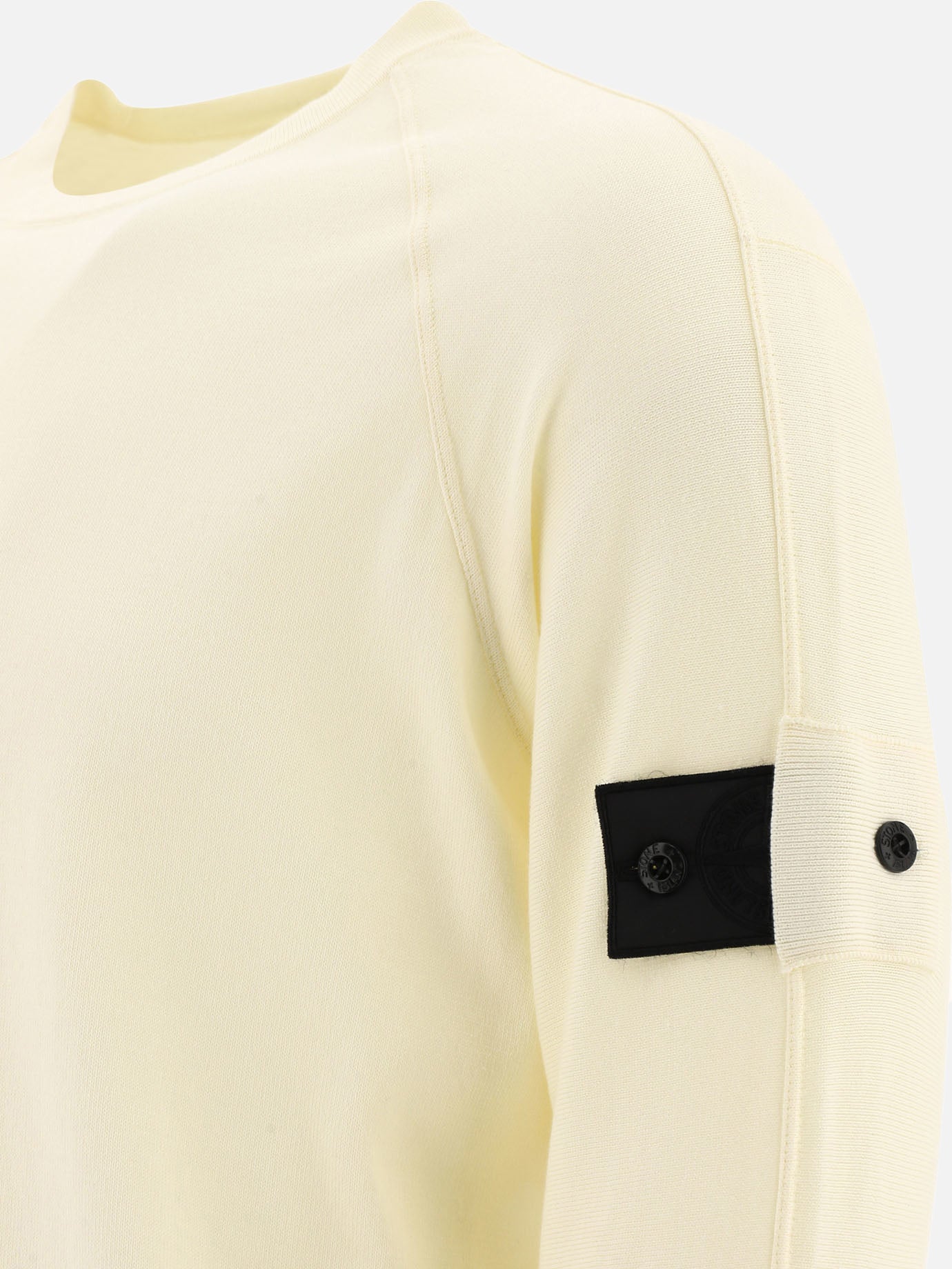 Stone Island Shadow Project "Shadow Compass" sweater White