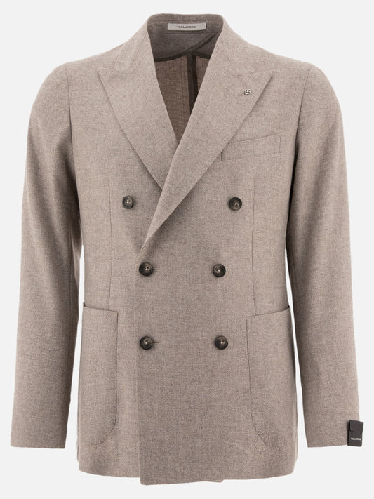 Tagliatore Blazer doppiopetto in misto lana 13693776_48 Grey 1