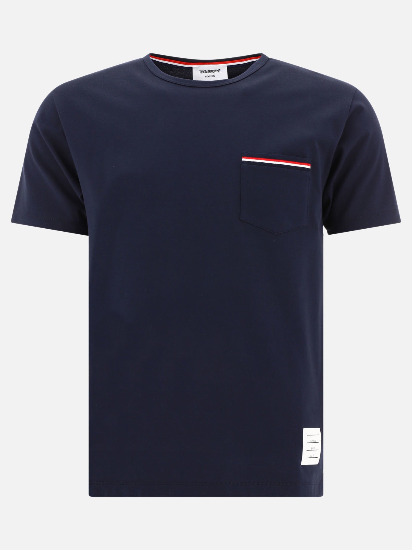 Thom Browne "RWB Pocket" t-shirt Blue