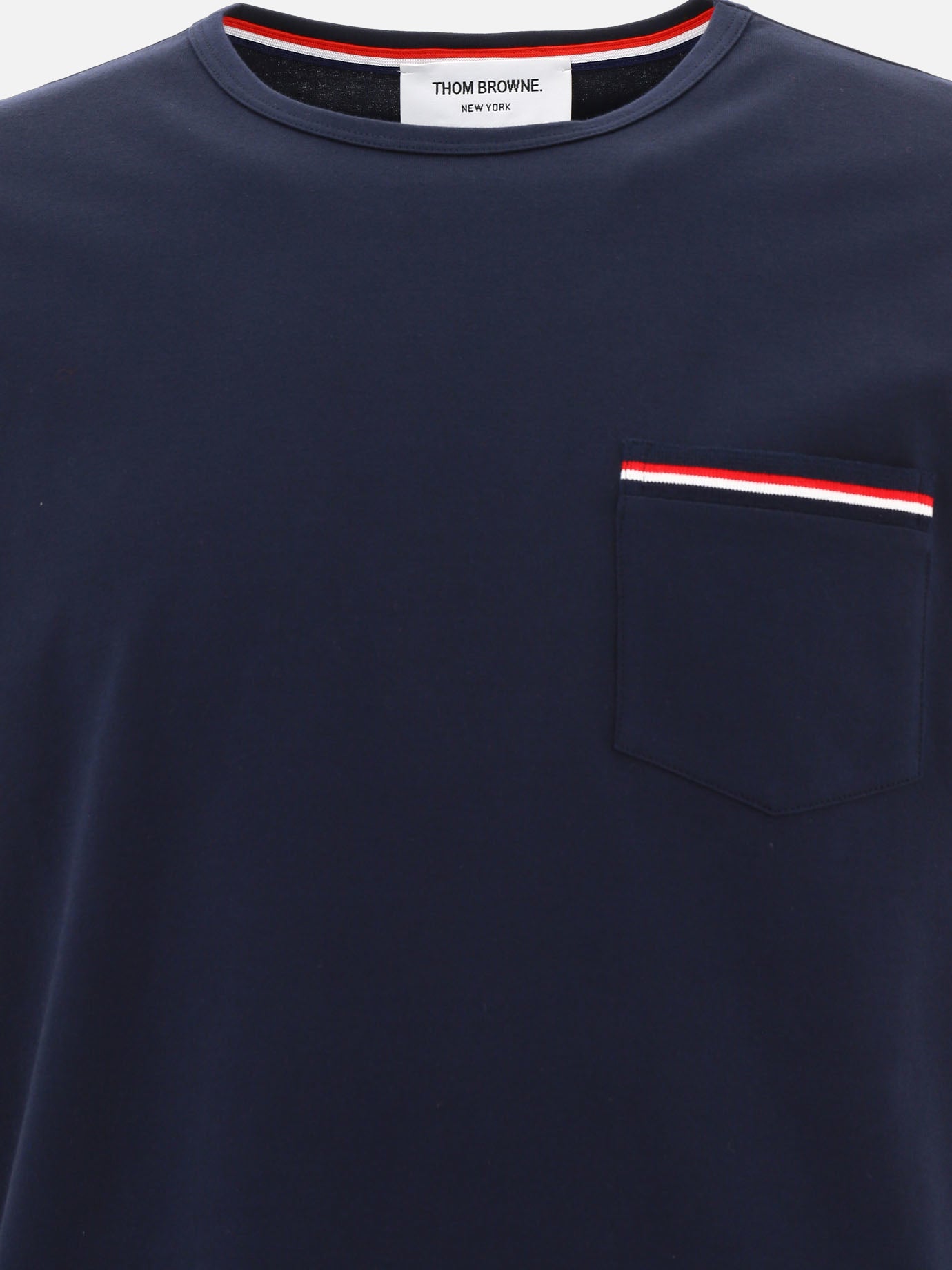 Thom Browne "RWB Pocket" t-shirt Blue