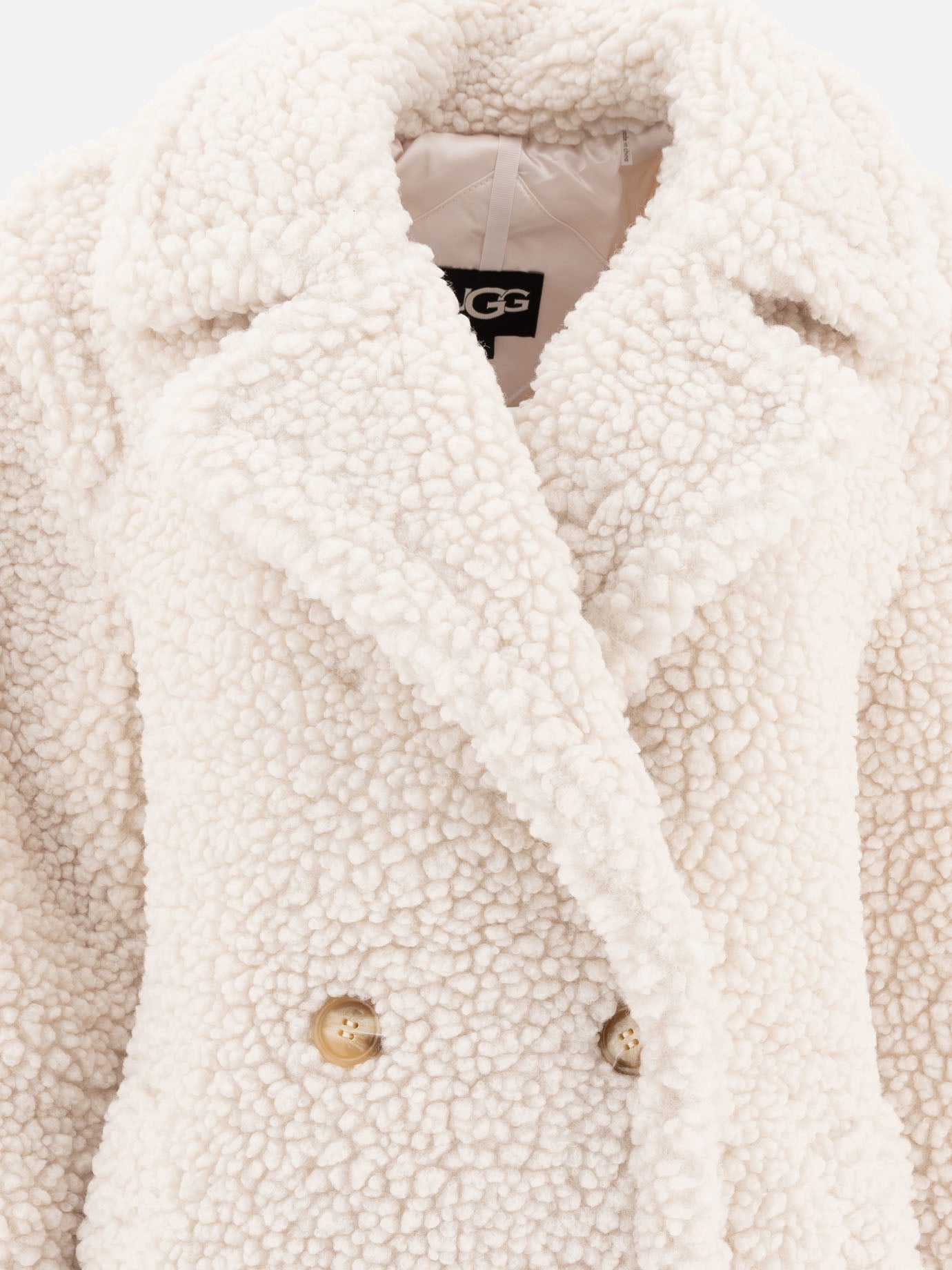Long coats Solid colour  White - Ugg Women | PDP | VIETTI Online Store | Zoom-Modal_3
