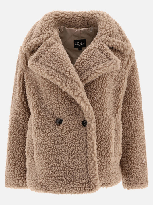 Short coats Solid colour  Beige - Ugg Women | PLP | VIETTI Online Store 
