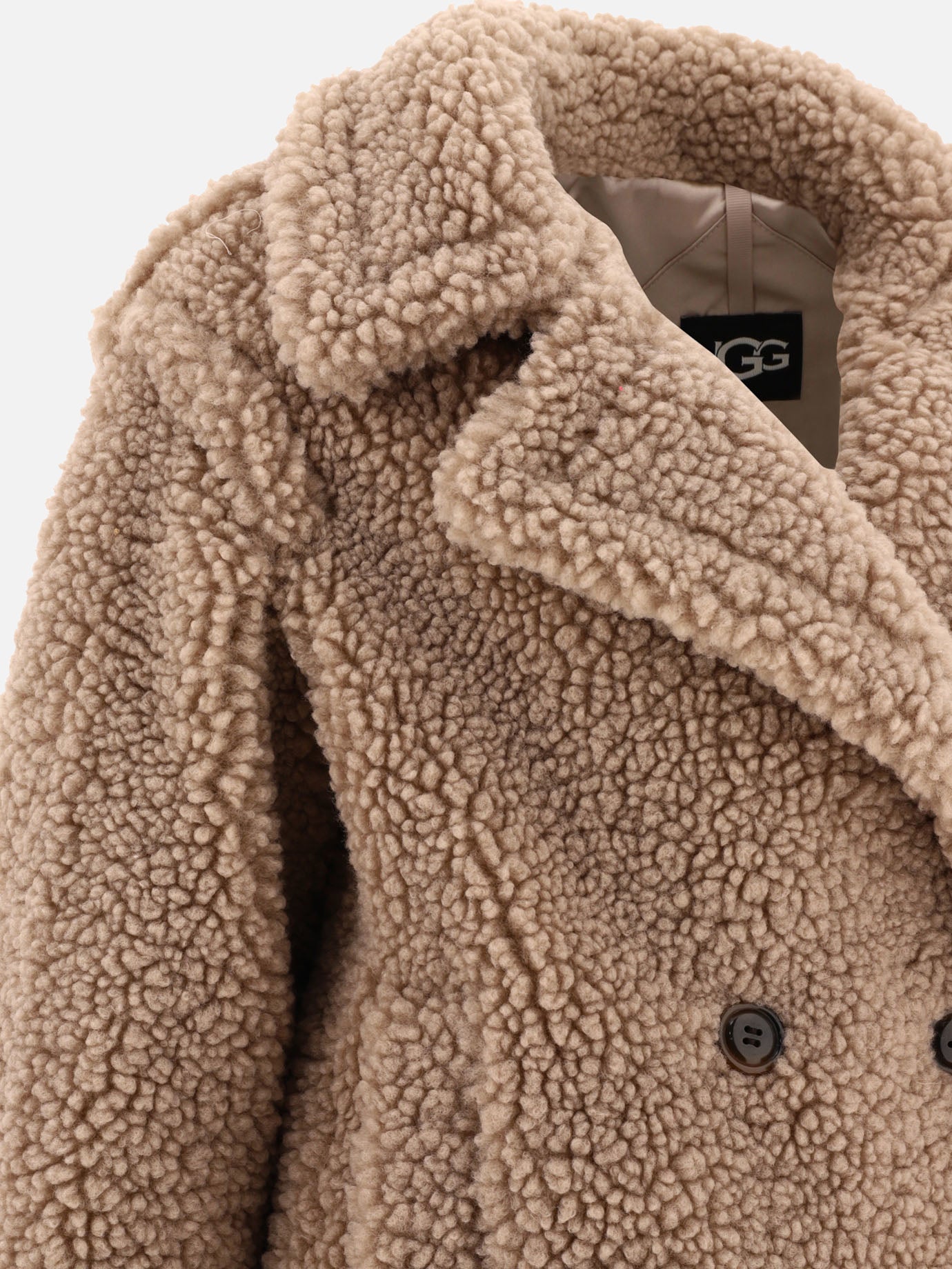 Short coats Solid colour  Beige - Ugg Women | PDP | VIETTI Online Store | Zoom-Modal_4
