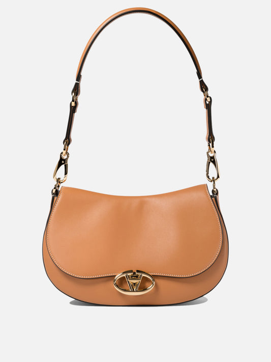 Valentino Garavani "Ohval Small" shoulder bag Brown