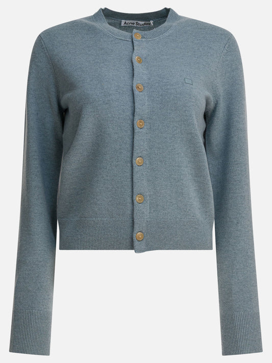 Cardigans Solid colour  Light blue - Acne Studios Women | PLP | VIETTI Online Store 
