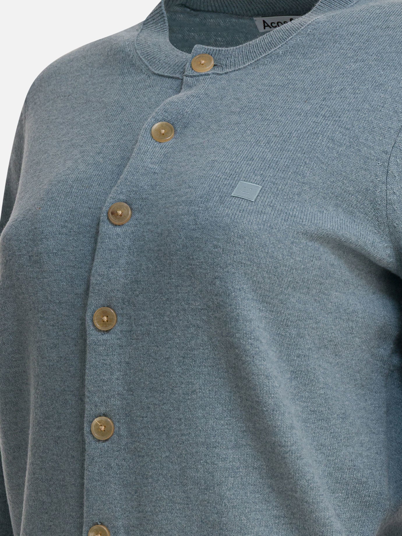 Cardigans Solid colour  Light blue - Acne Studios Women | PDP | VIETTI Online Store | Zoom-Modal_4
