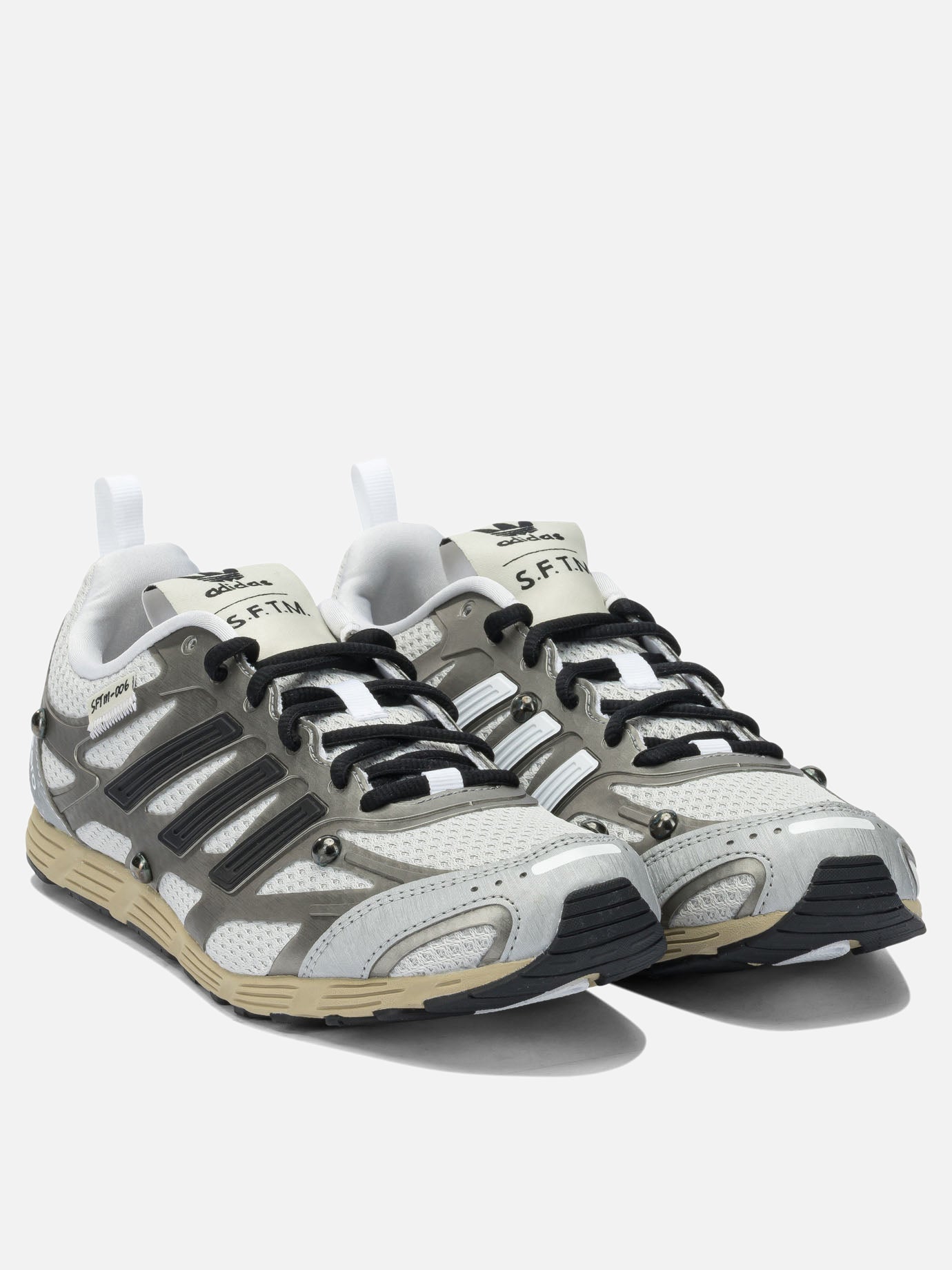Low top sneakers 50% leather 50% mesh - 100% rubber  Grey - Adidas Originals Men | PDP | VIETTI Online Store | Zoom-Modal_2
