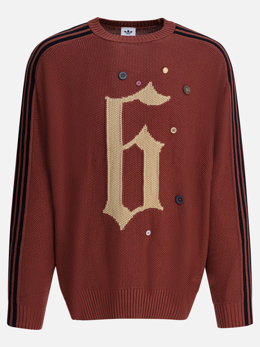 Crewneck sweaters Embroidered  Bordeaux - Adidas Originals Men | PDP | VIETTI Online Store 
