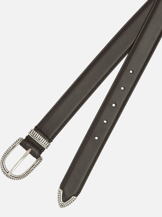 Leather belts 100% leather  Brown - Adriano Meneghetti Men | PLP | VIETTI Online Store | 2
