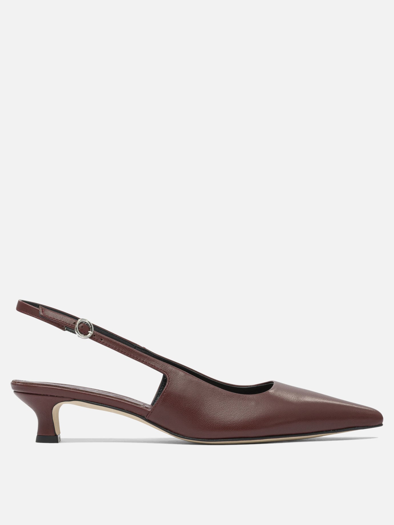 Slingbacks 100% leather - 70% leather 30% rubber  Bordeaux - Aeyde Women | PDP | VIETTI Online Store | Zoom-Modal
