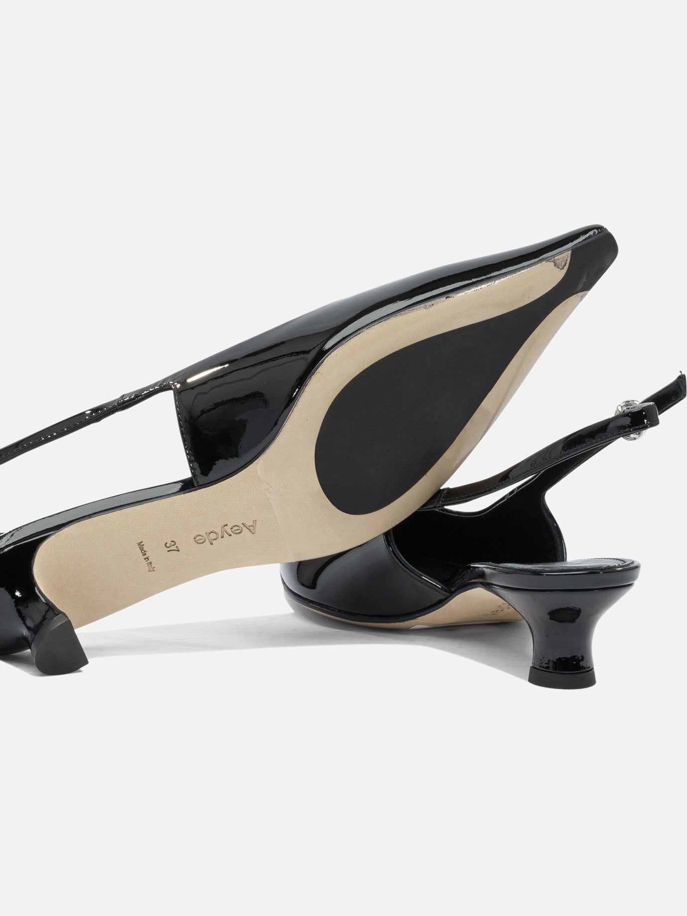 Slingbacks 100% leather - 70% leather 30% rubber  Black - Aeyde Women | PDP | VIETTI Online Store | thumbnail_5