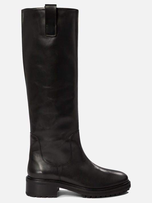 Al ginocchio 100% leather - 100% rubber  Nero - Aeyde Donna | PDP | VIETTI Online Store 
