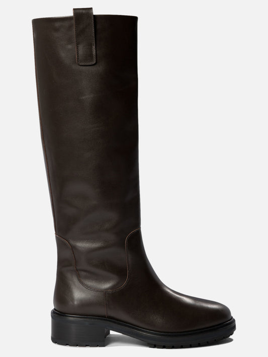 Al ginocchio 100% leather - 100% rubber  Marrone - Aeyde Donna | PDP | VIETTI Online Store 
