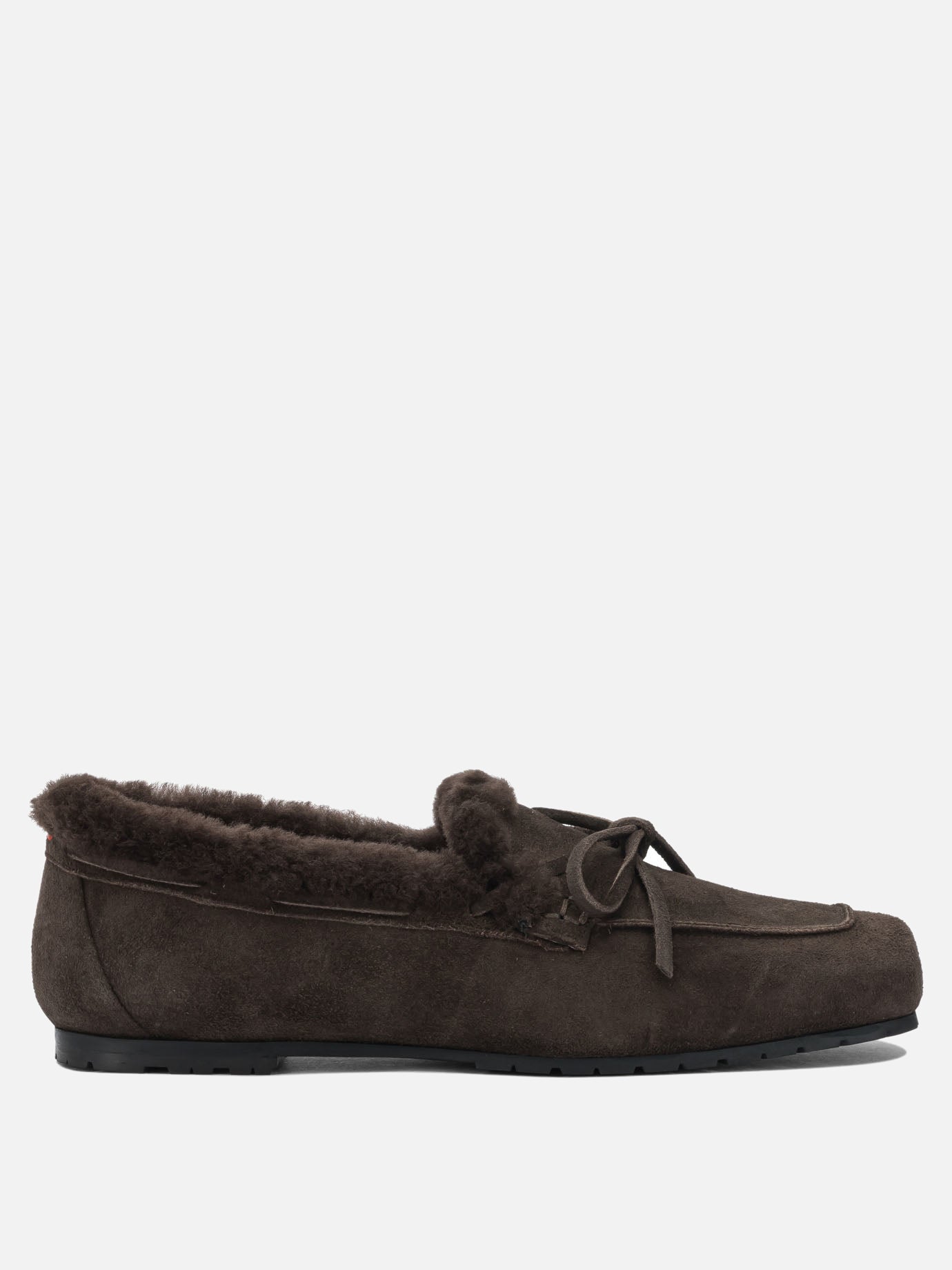 Loafers 100% cow suede leather - 100% leather  Brown - Aeyde Women | PDP | VIETTI Online Store | Zoom-Modal
