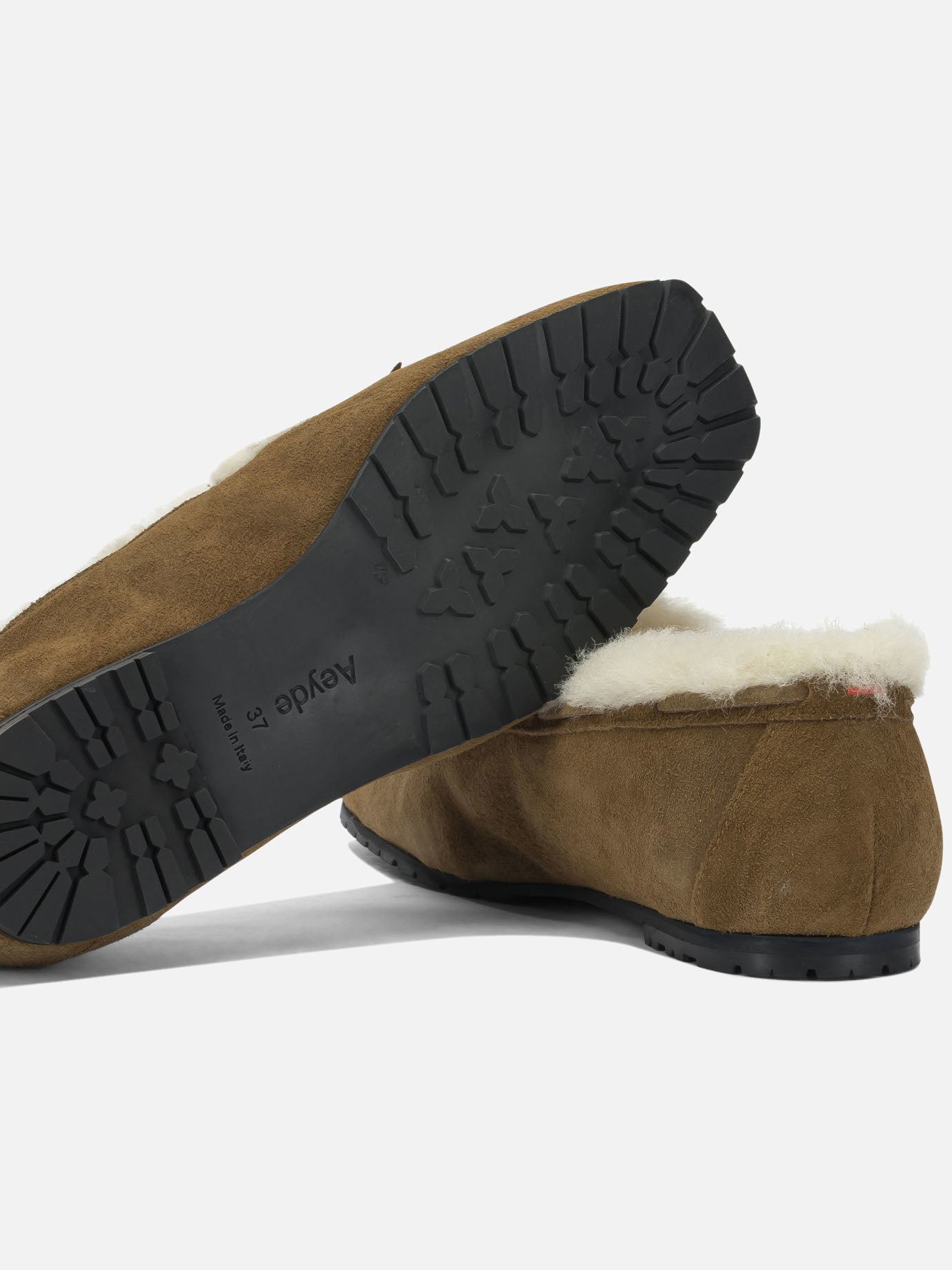 Loafers 100% cow suede leather - 100% leather  Brown - Aeyde Women | PDP | VIETTI Online Store | Zoom-Modal_5
