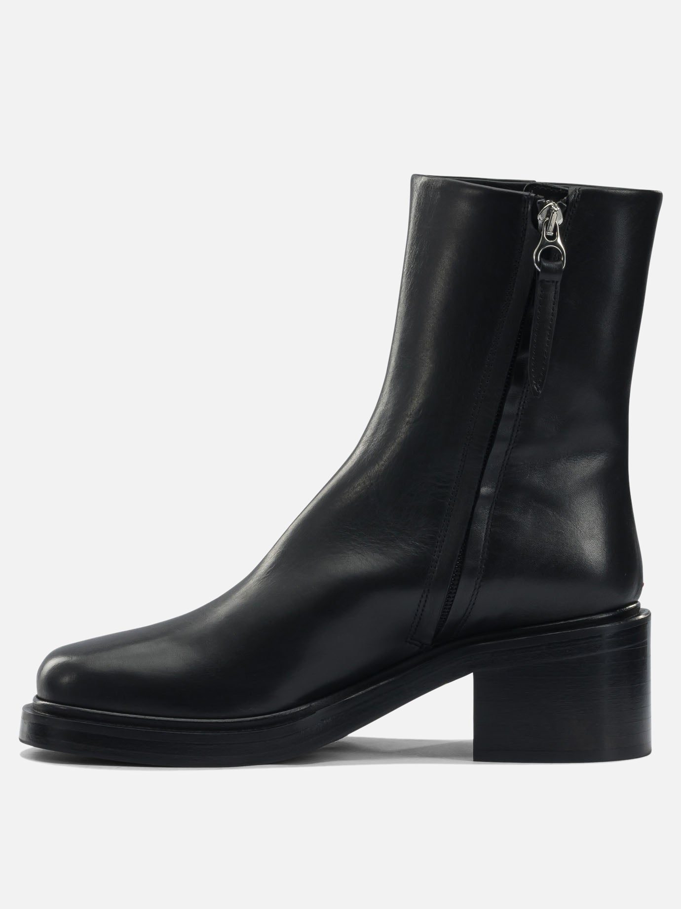 Zipped boots 100% leather - 70% leather 30% rubber  Black - Aeyde Women | PDP | VIETTI Online Store | Zoom-Modal_3
