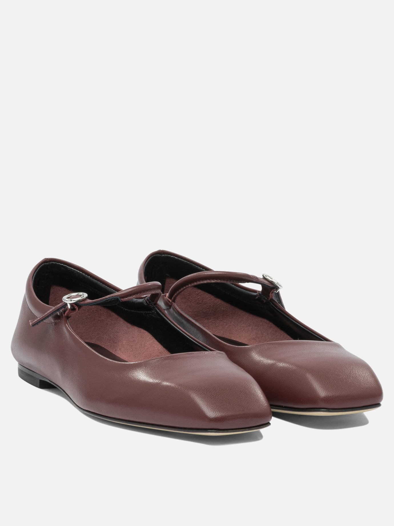 Ballerine Mary Jane 100% leather - 100% leather  Bordeaux - Aeyde Donna | PDP | VIETTI Online Store | Zoom-Modal_2
