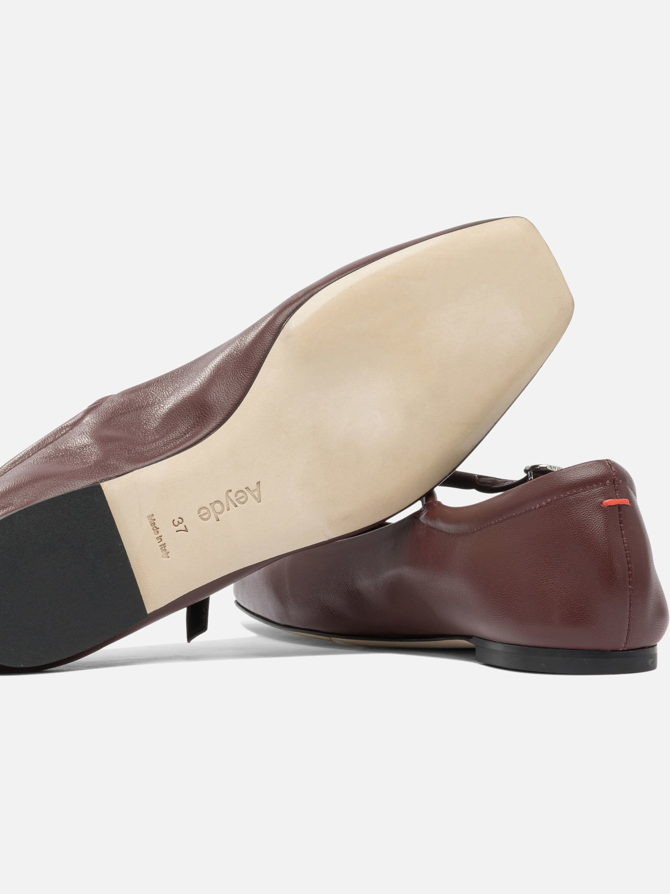 Ballerine Mary Jane 100% leather - 100% leather  Bordeaux - Aeyde Donna | PDP | VIETTI Online Store | thumbnail_5