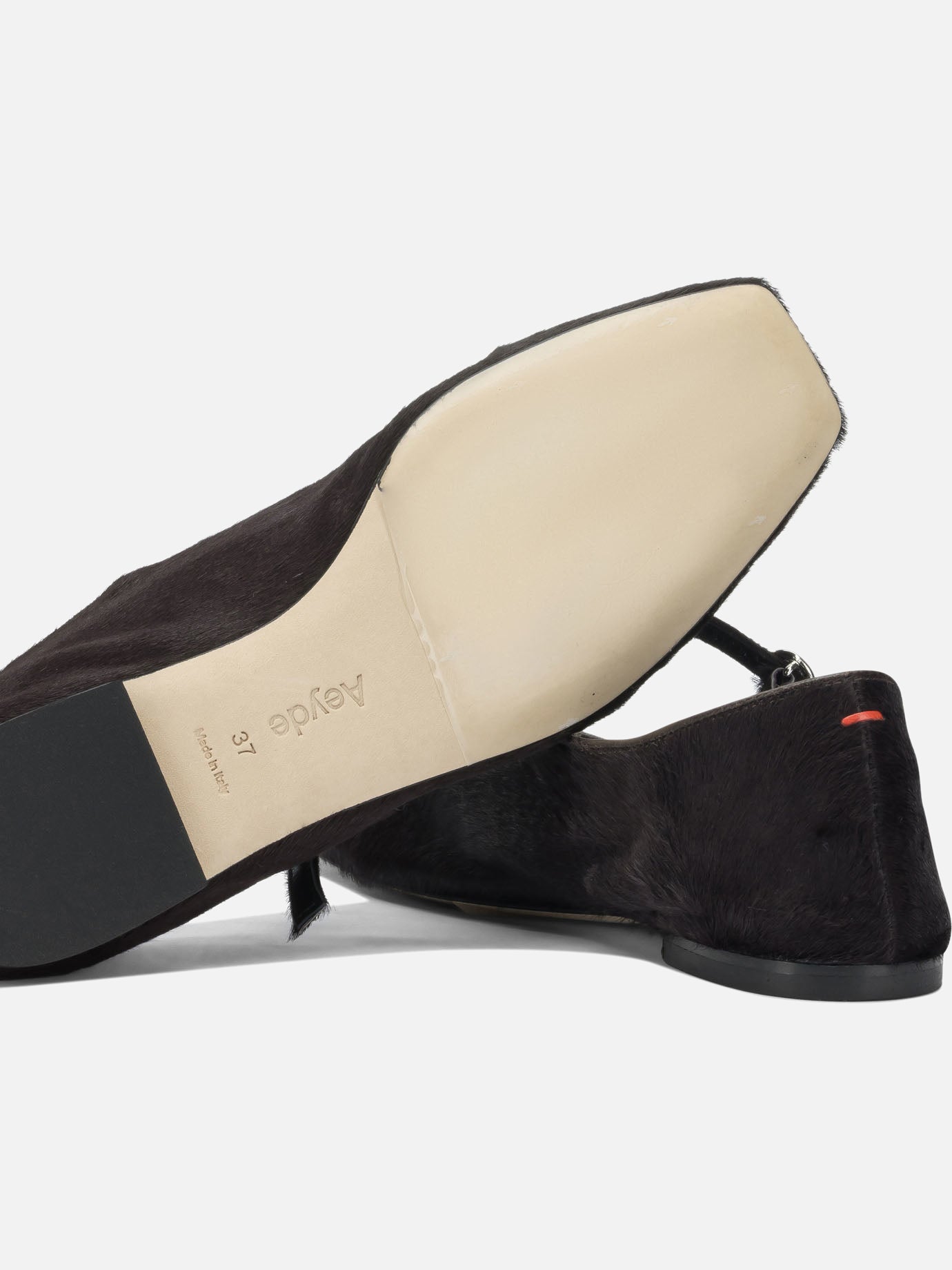 Ballerine Mary Jane 100% ponyhair on calf leather - 100% leather  Marrone - Aeyde Donna | PDP | VIETTI Online Store | thumbnail_5