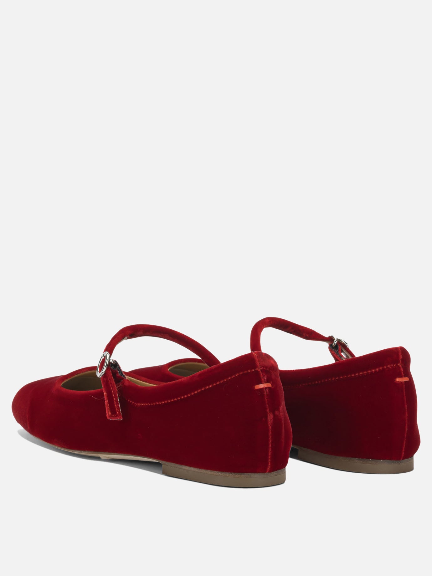 Ballerine Mary Jane 100% velvet - 100% leather  Rosso - Aeyde Donna | PDP | VIETTI Online Store | thumbnail_4