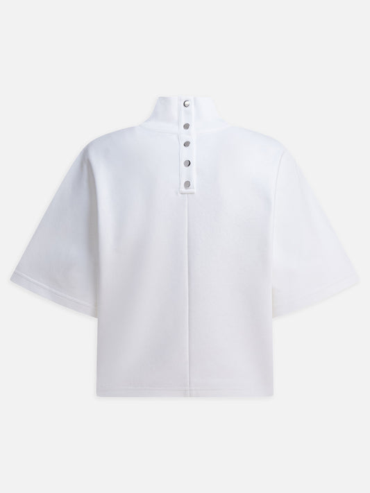 Mock neck t-shirts Solid colour  White - Alaïa Women | PLP | VIETTI Online Store | 2
