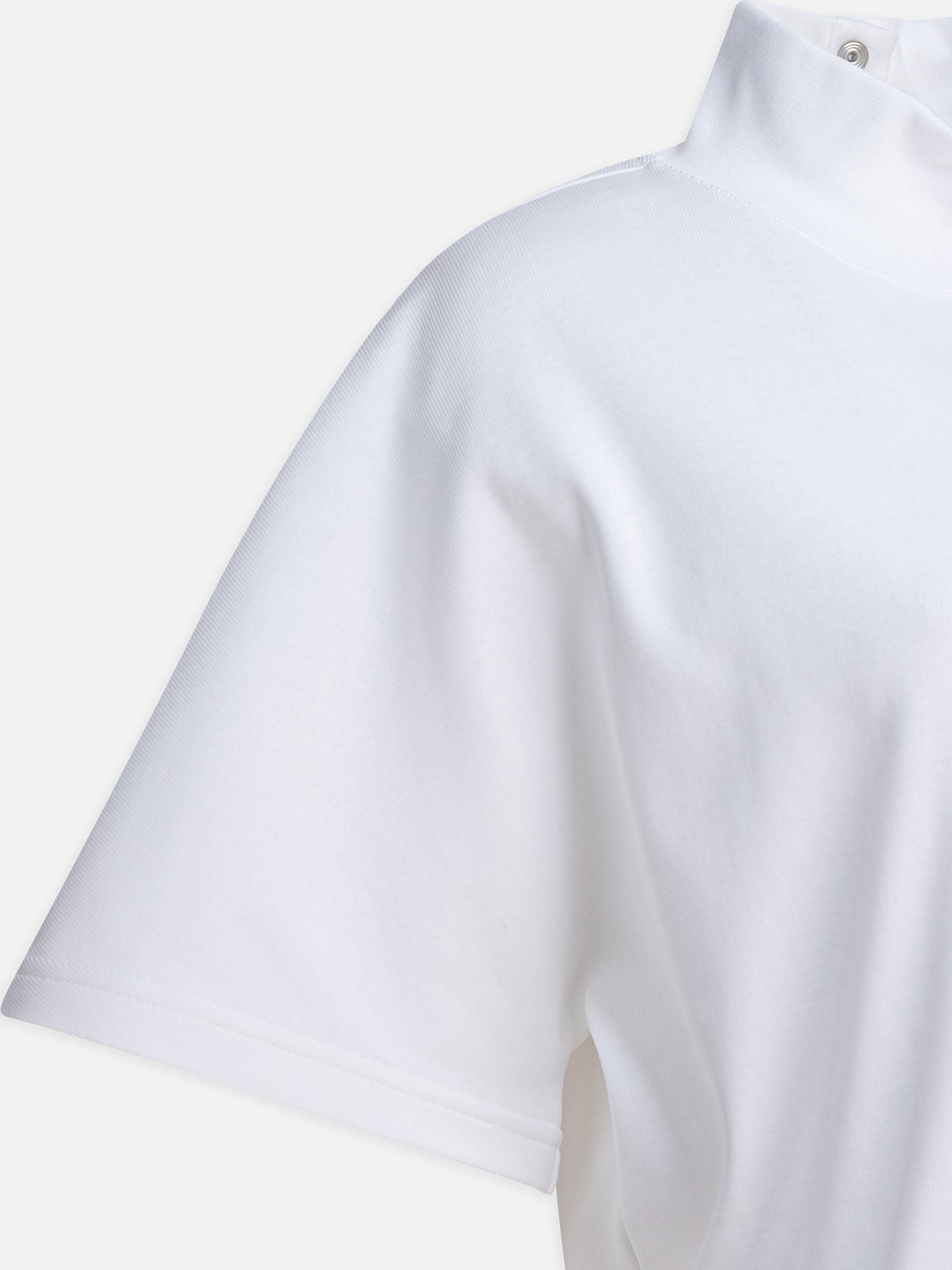 T-shirt lupetto Solid colour  Bianco - Alaïa Donna | PDP | VIETTI Online Store | thumbnail_4