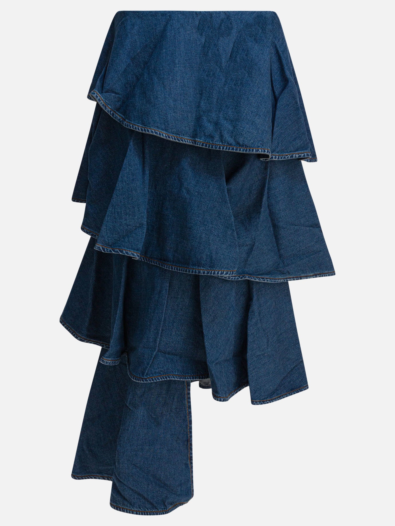 Gonne midi Denim  Blu - Alaïa Donna | PDP | VIETTI Online Store | Zoom-Modal
