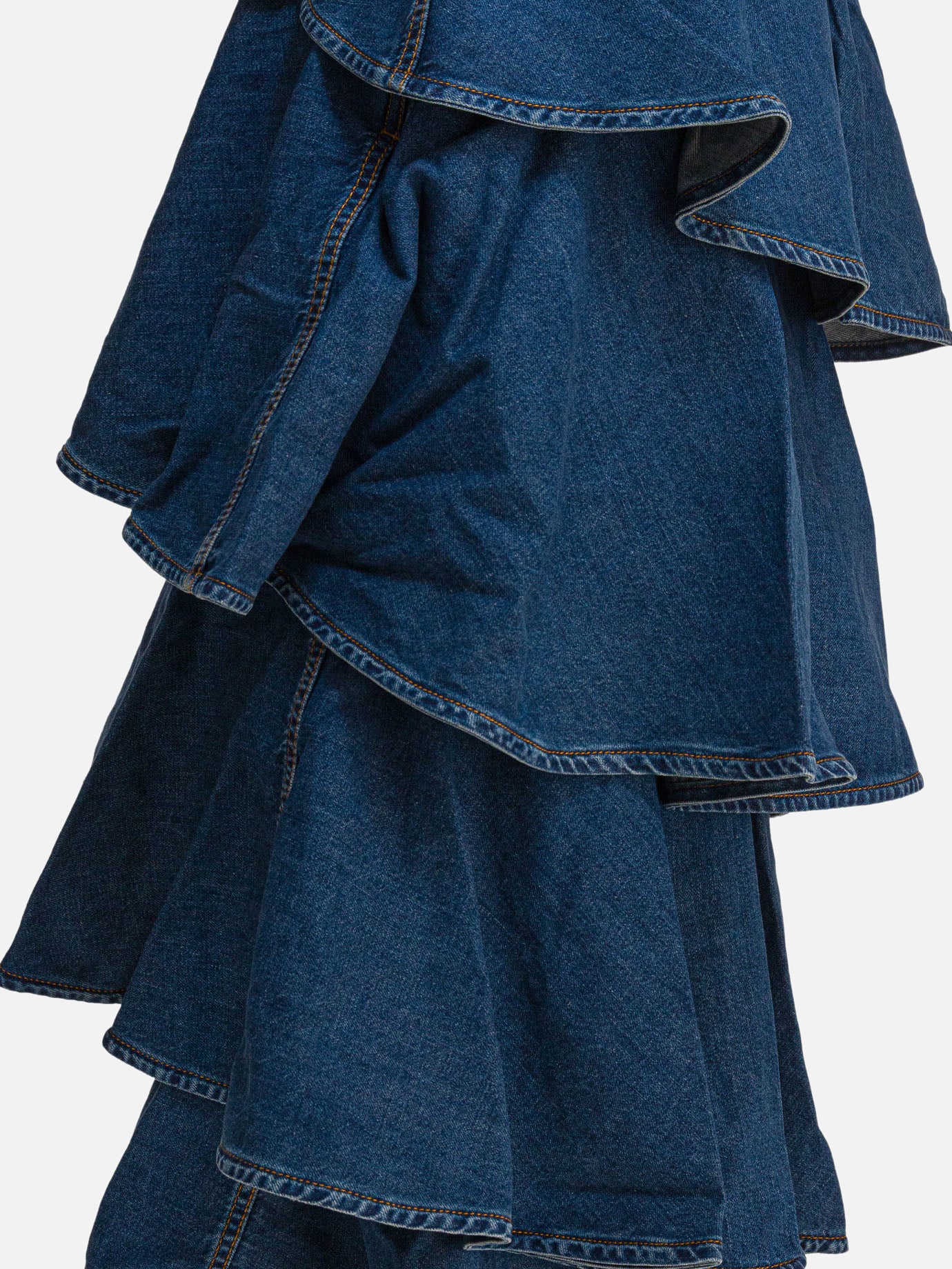 Gonne midi Denim  Blu - Alaïa Donna | PDP | VIETTI Online Store | thumbnail_4