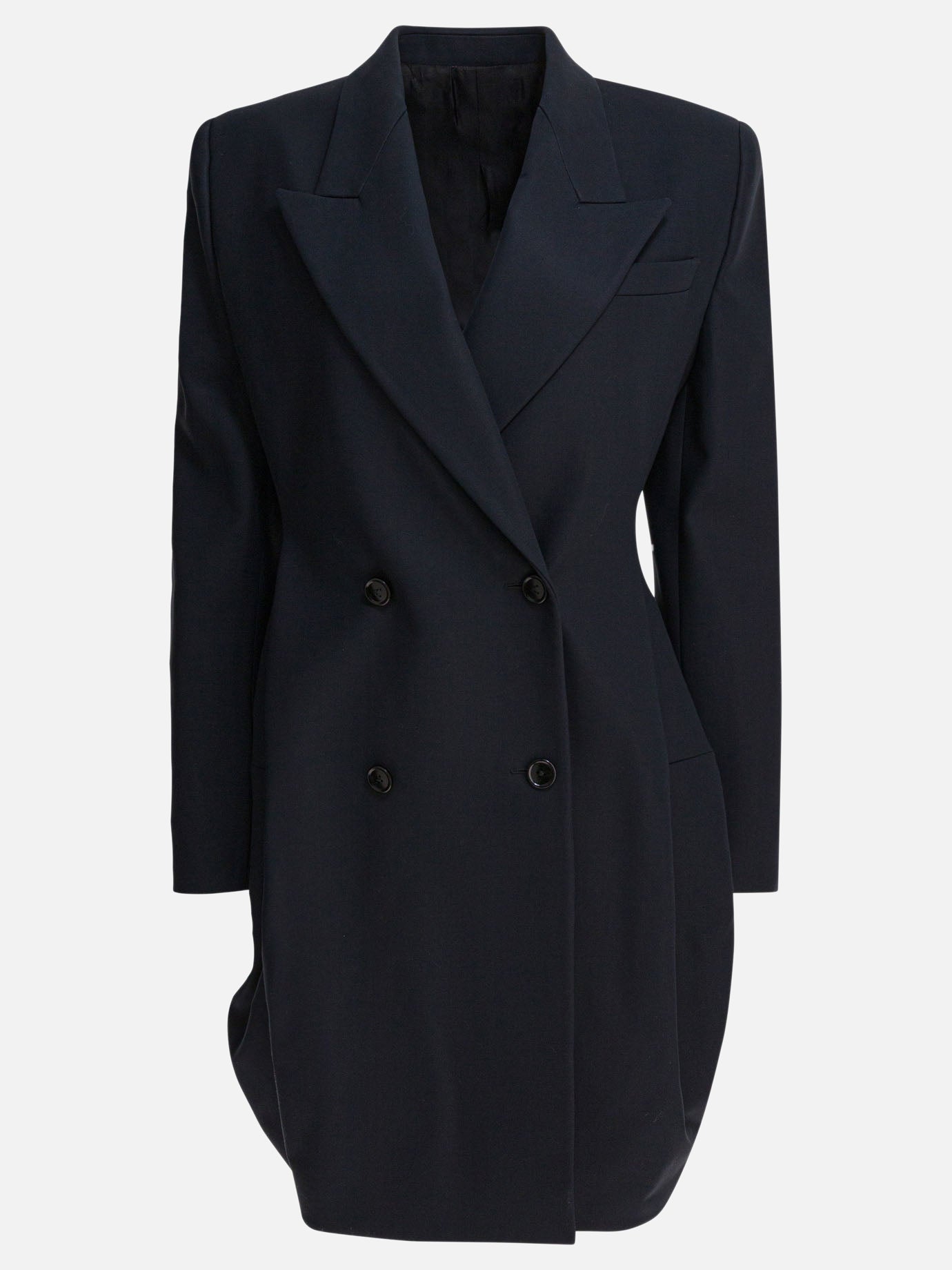 Cappotti lunghi Solid colour  Blu - Alaïa Donna | PDP | VIETTI Online Store | Zoom-Modal
