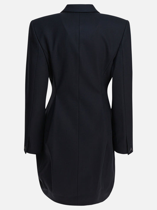 Long coats Solid colour  Blue - Alaïa Women | PLP | VIETTI Online Store | 2
