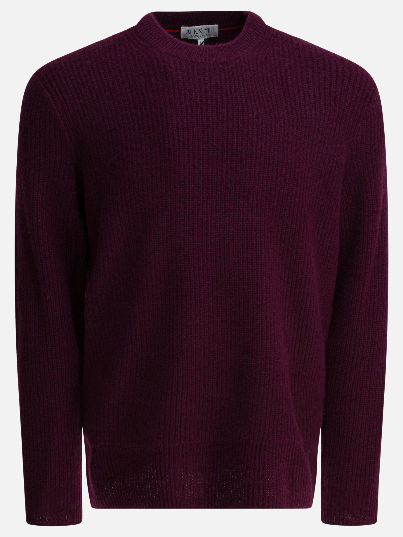 Maglioni girocollo Solid colour  Bordeaux - Alex Mill Uomo | PDP | VIETTI Online Store | Zoom-Modal
