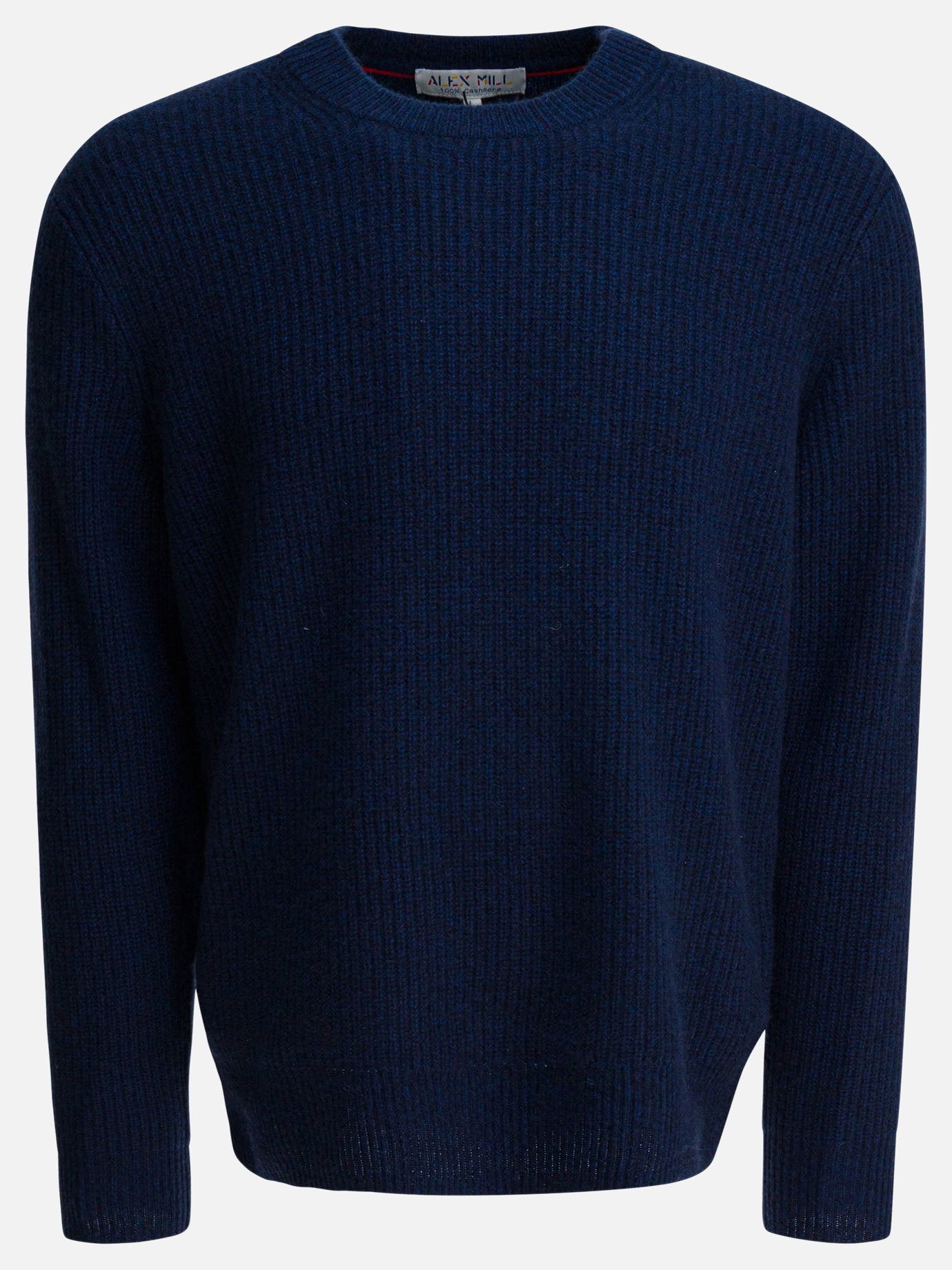 Crewneck sweaters Solid colour  Blue - Alex Mill Men | PDP | VIETTI Online Store | thumbnail