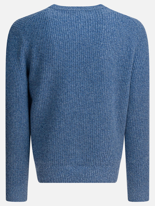 Crewneck sweaters Solid colour  Light blue - Alex Mill Men | PLP | VIETTI Online Store | 2
