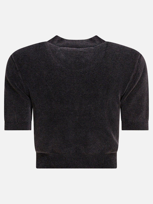 Crewneck t-shirts Logo  Black - Alexander Wang Women | PLP | VIETTI Online Store | 2
