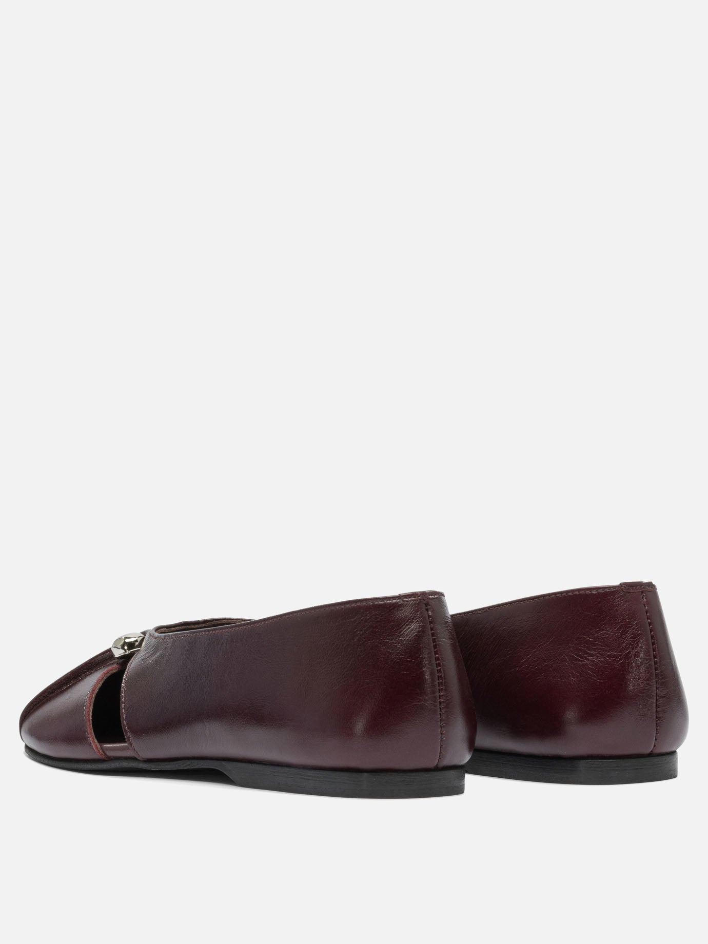 Ballerine classiche 100% goat leather - 100% cuerolite  Bordeaux - Alohas Donna | PDP | VIETTI Online Store | thumbnail_4