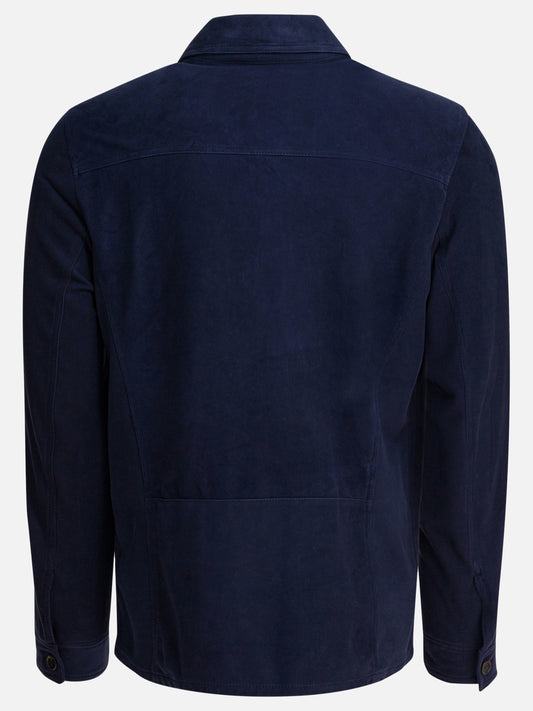 Overshirt jackets Solid colour  Blue - Altum Men | VIETTI Online Store | 2
