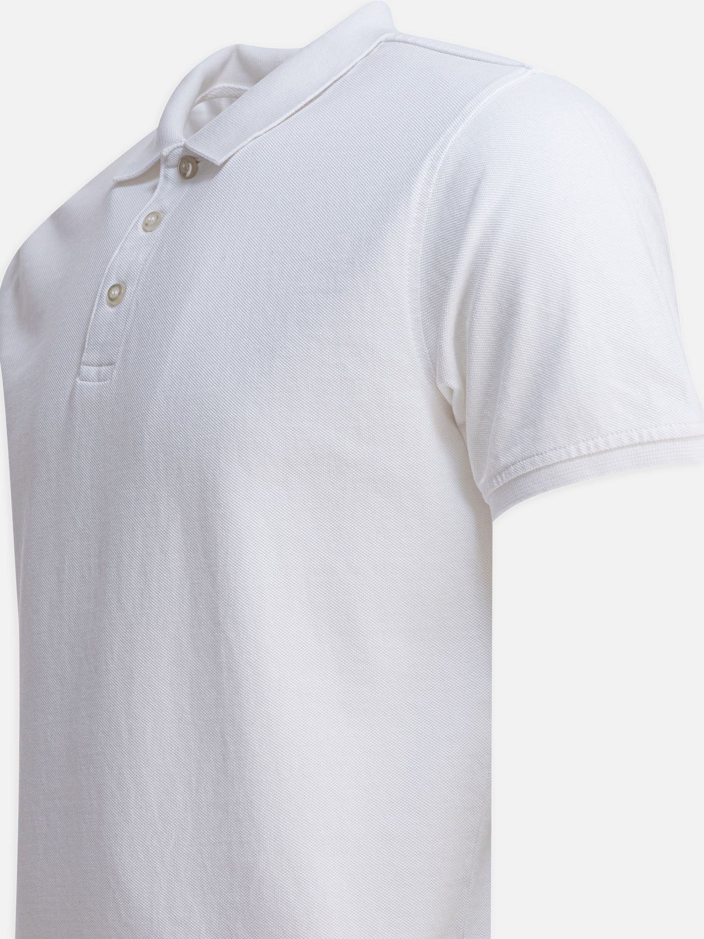 Polo shirts with buttons Solid colour  White - Altum Men | PDP | VIETTI Online Store | Zoom-Modal_4
