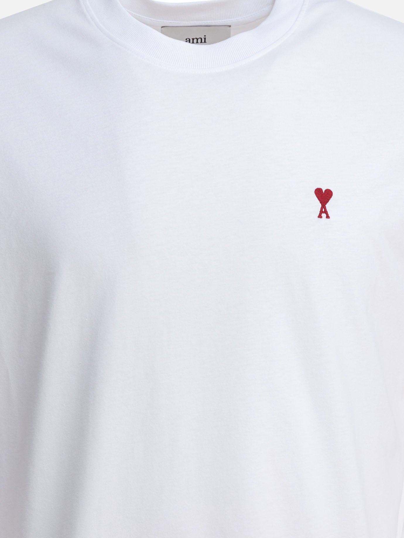T-shirt girocollo Logo  Bianco - Ami Paris Uomo | PDP | VIETTI Online Store | Zoom-Modal_3

